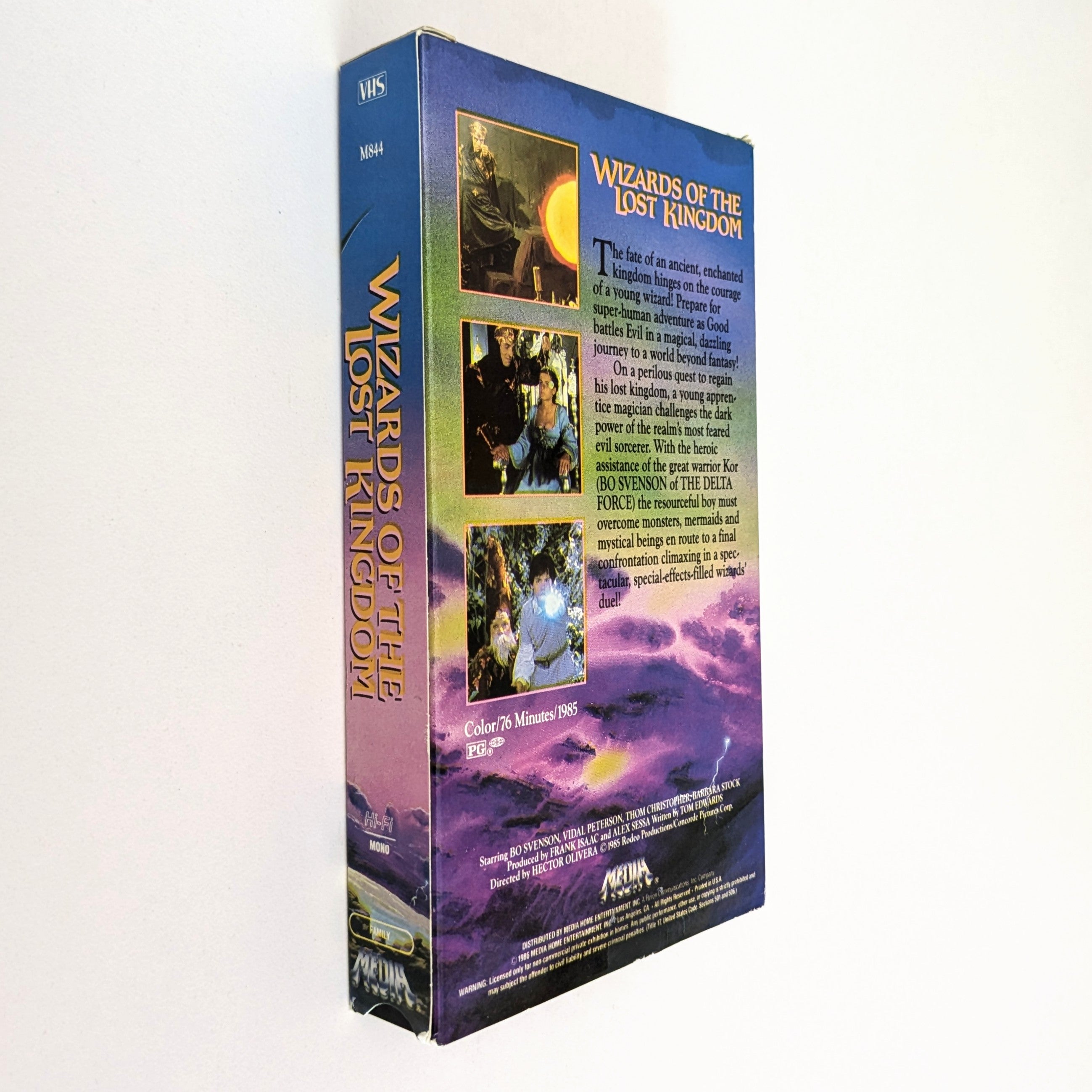 Wizards of the Lost Kingdom (1985) North American VHS