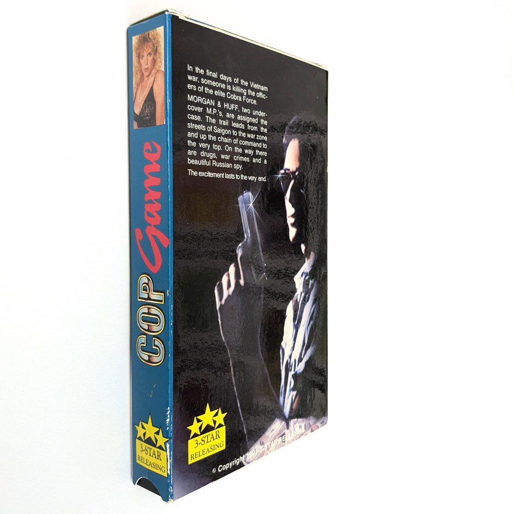 Cop Game (1988) North American VHS — product photograph