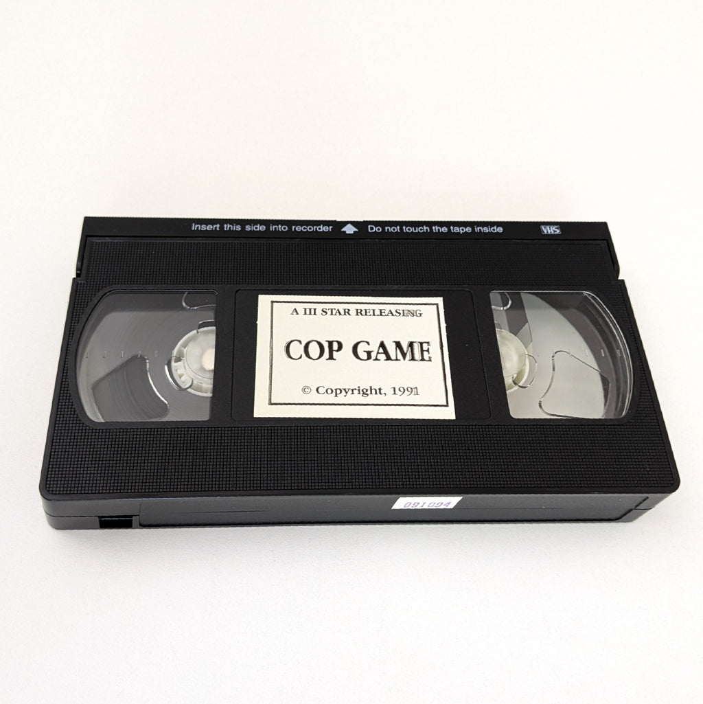 Cop Game (1988) North American VHS — product photograph