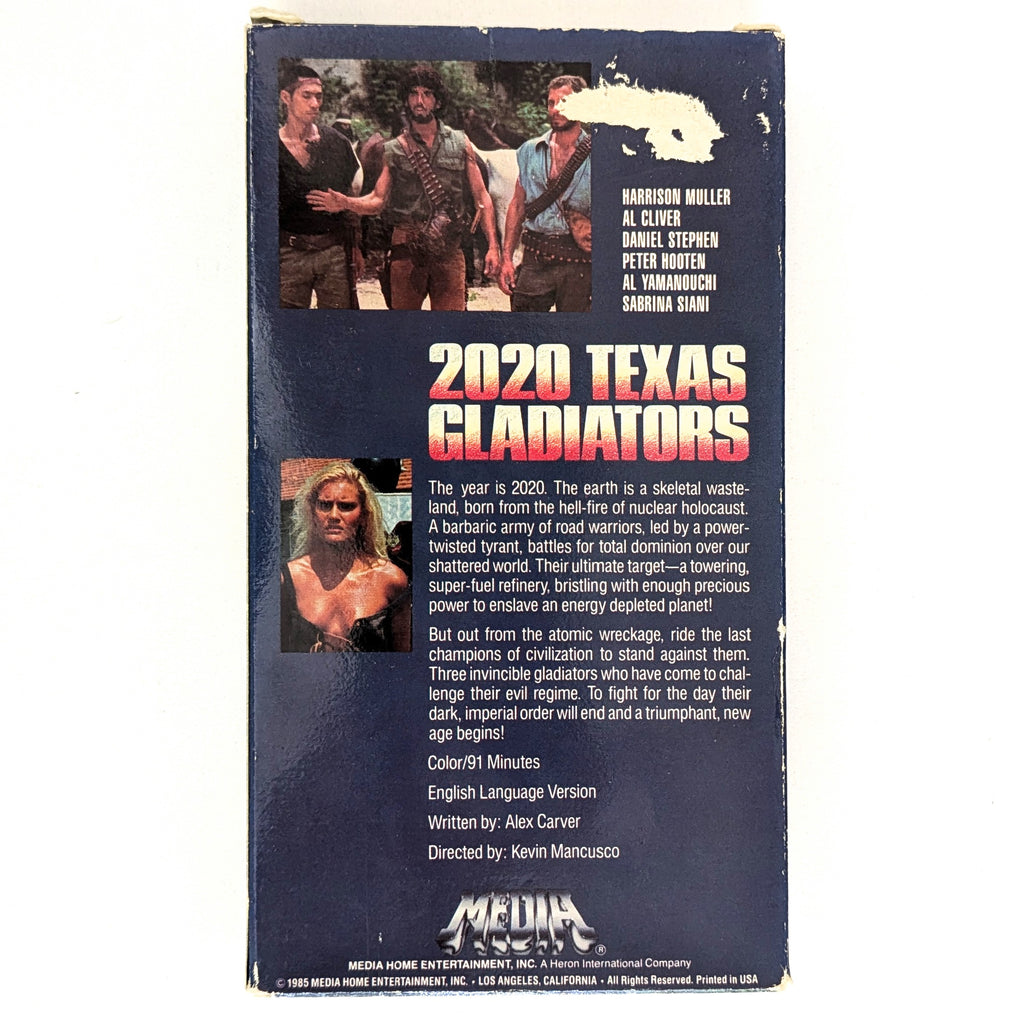 2020 Texas Gladiators (1983) North American VHS