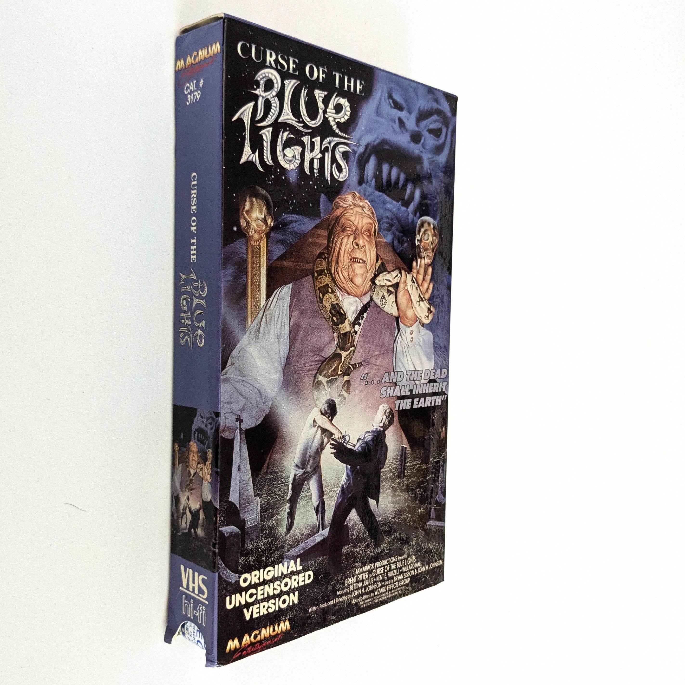 Curse of the Blue Lights (1988) North American VHS
