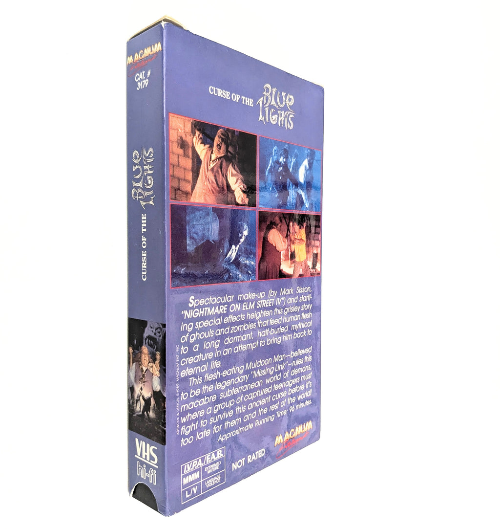 Curse of the Blue Lights (1988) North American VHS