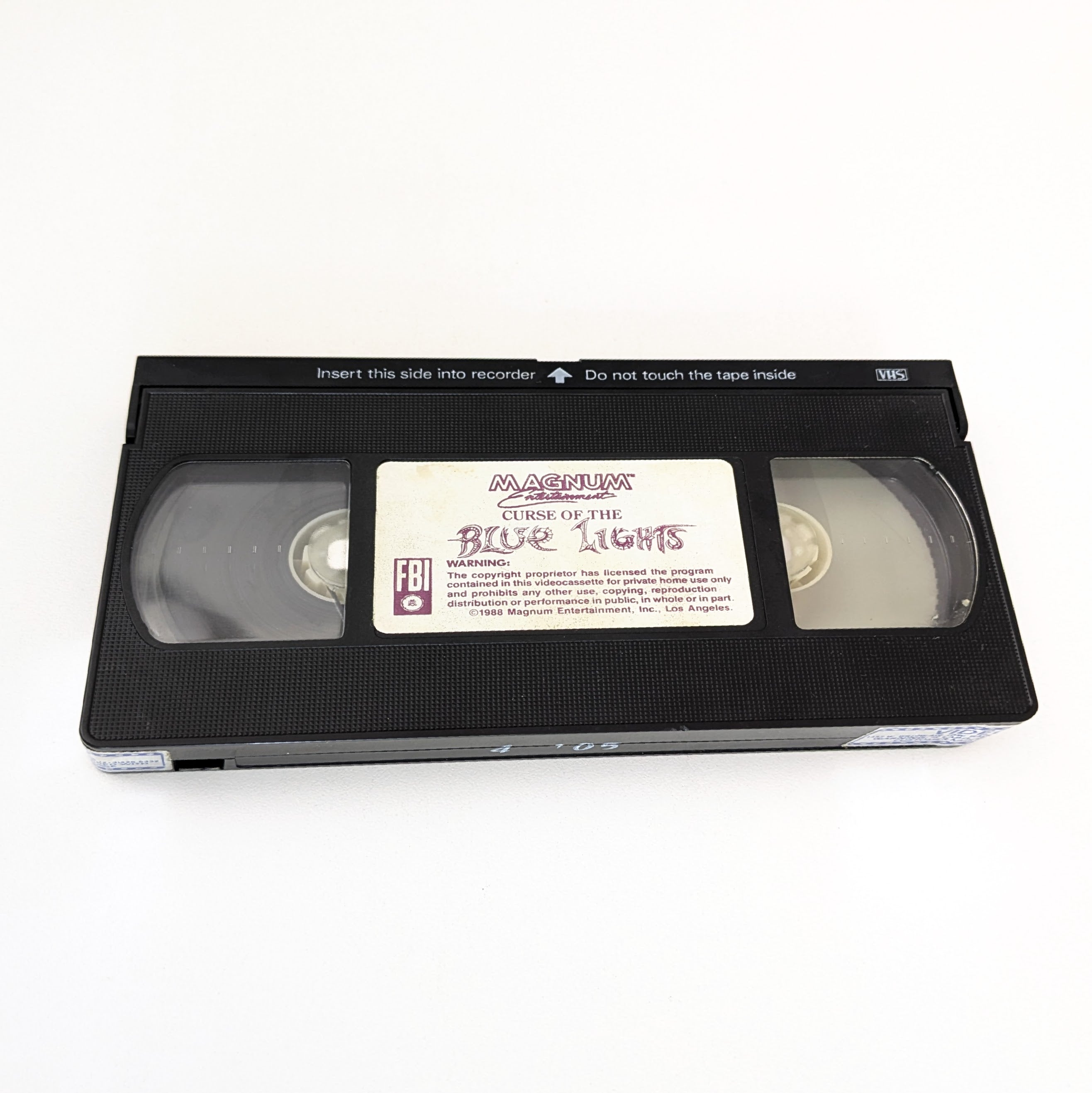 Curse of the Blue Lights (1988) North American VHS