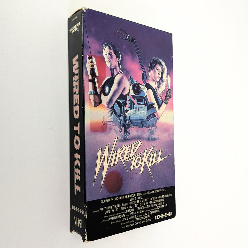 Wired to Kill (1986) North American VHS — product photograph
