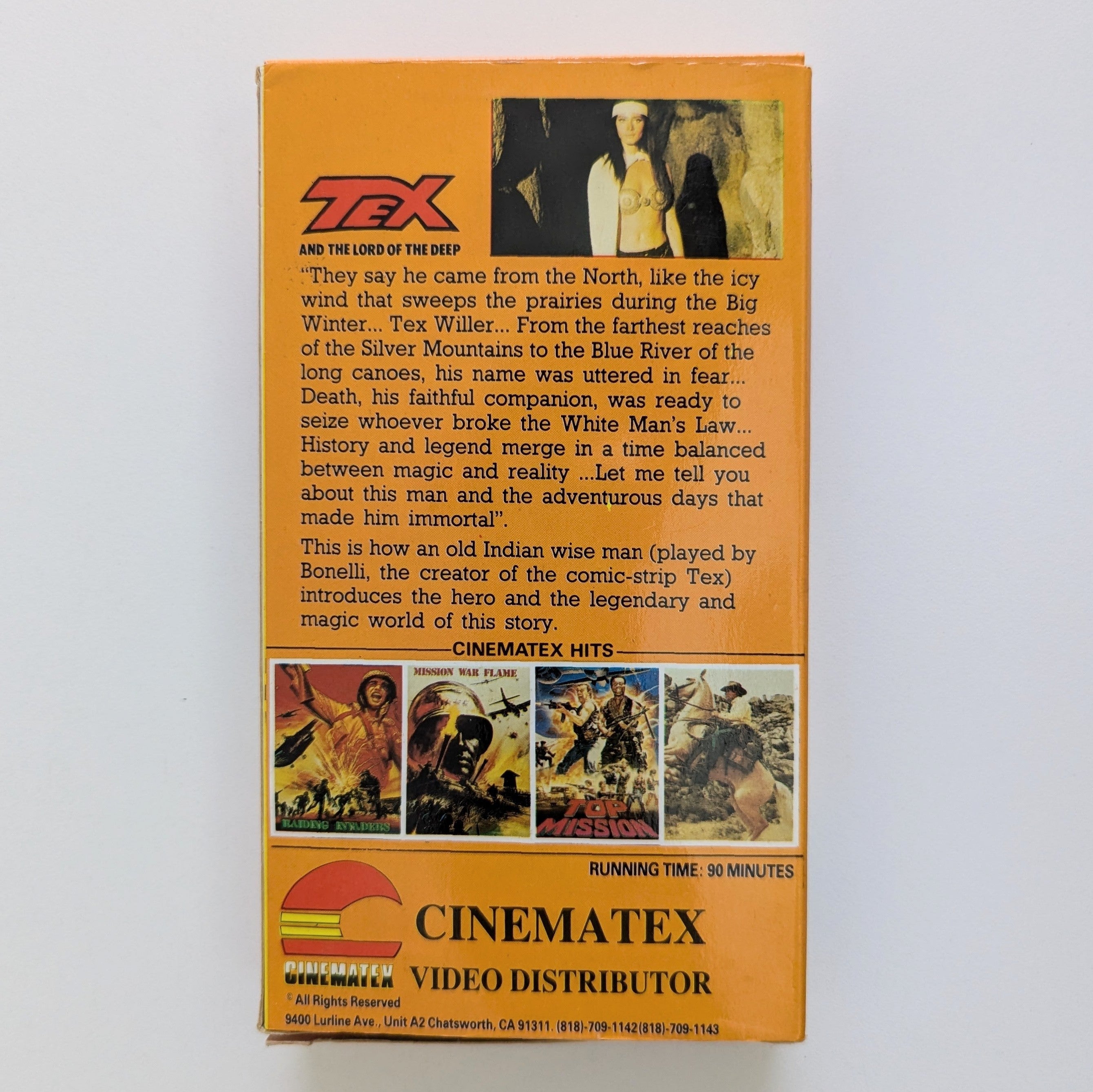 Tex and the Lord of the Deep (1985) North American VHS