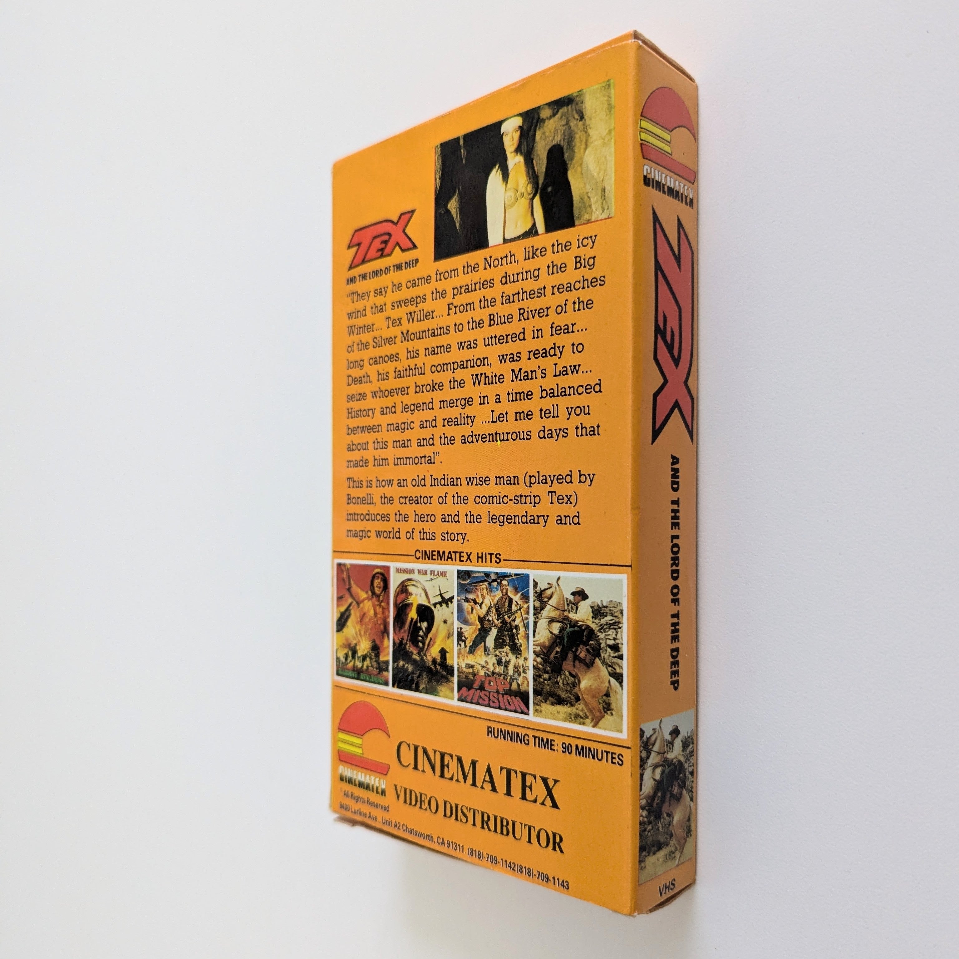 Tex and the Lord of the Deep (1985) North American VHS