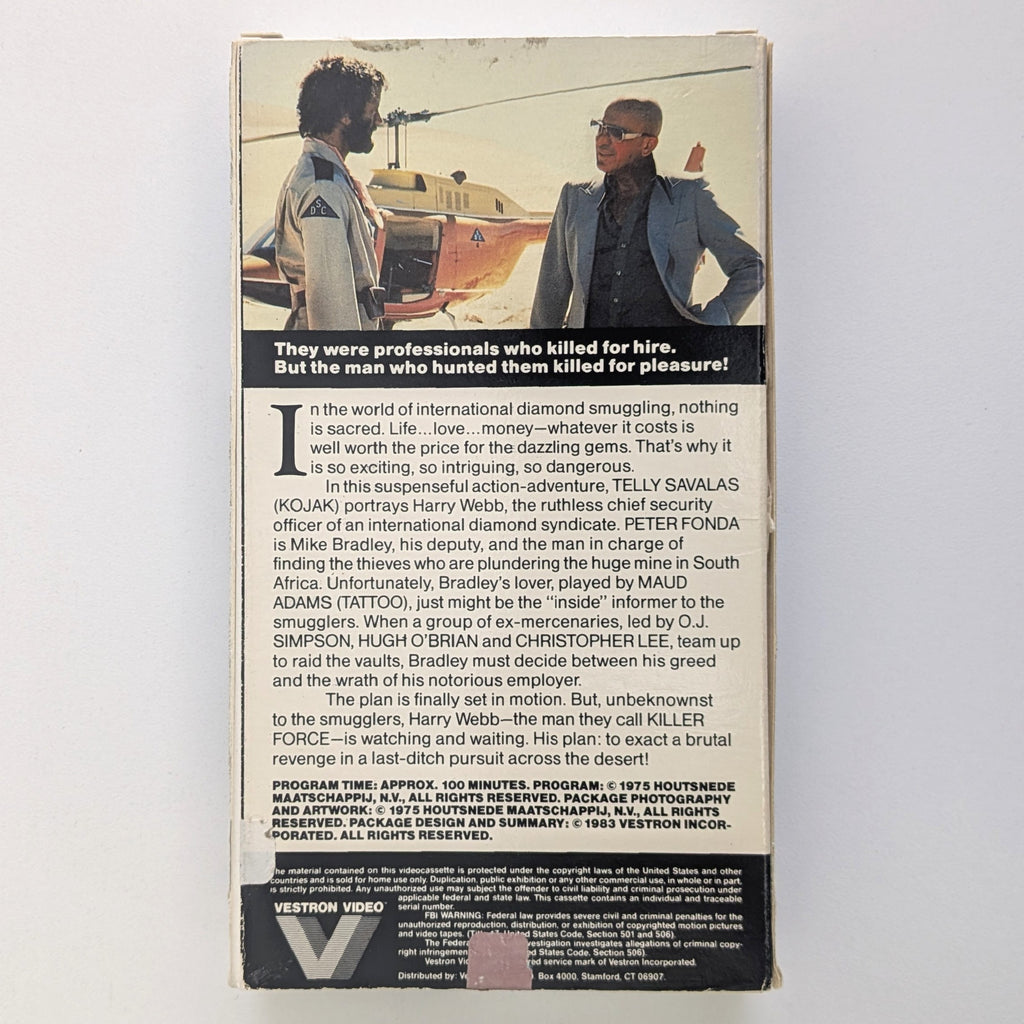 Killer Force (1976) North American VHS