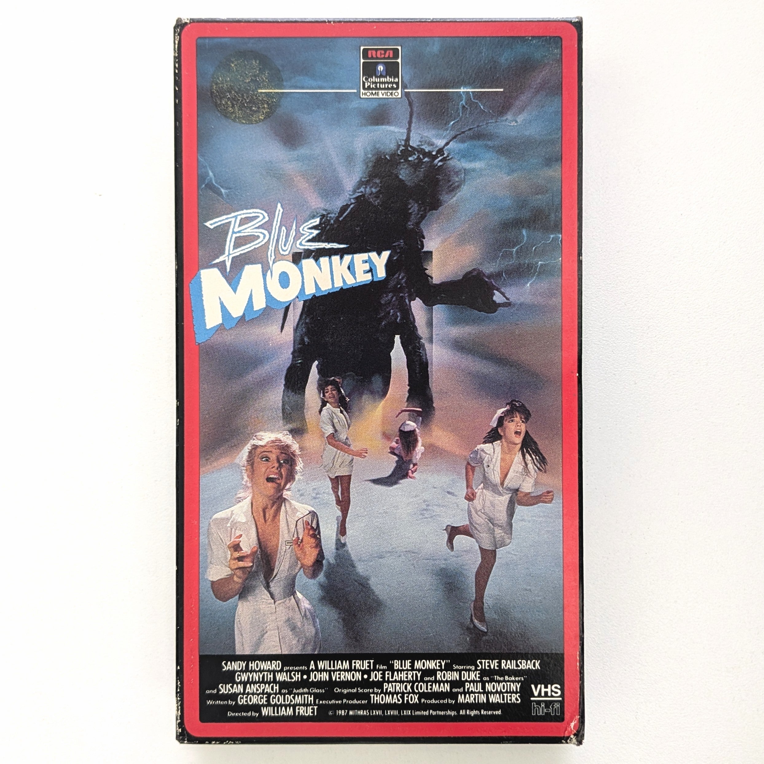 Blue Monkey (1987) North American VHS