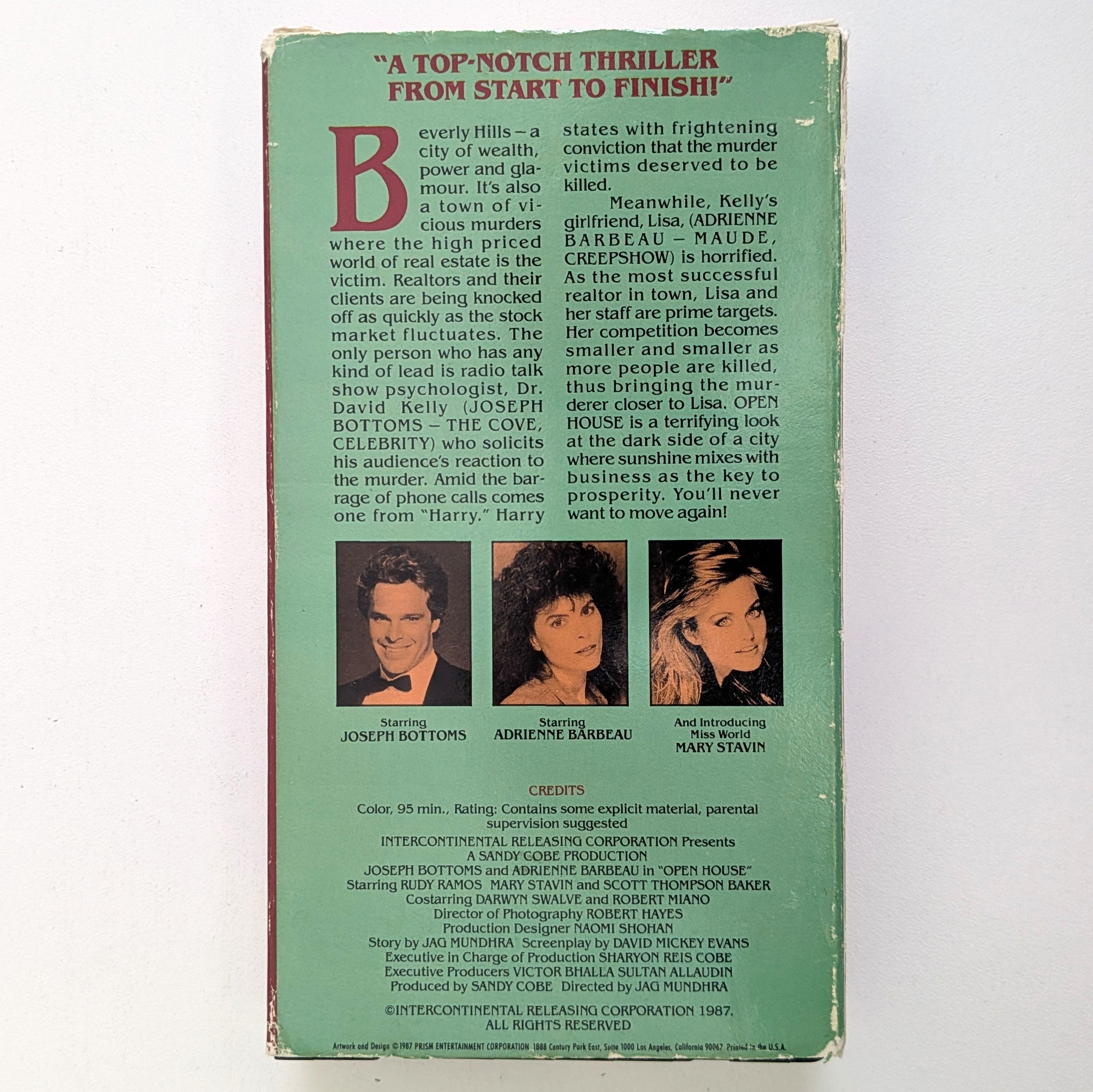 Open House (1987) North American VHS