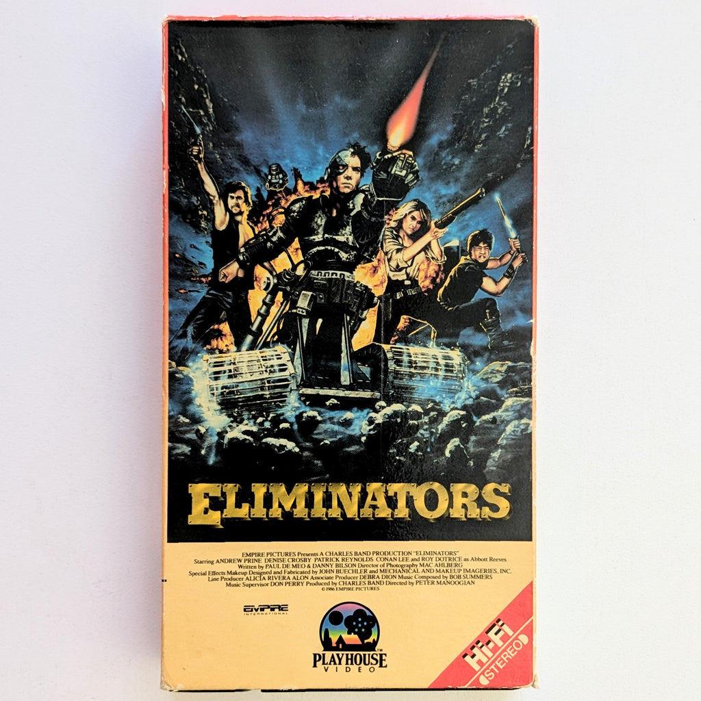 Eliminators (1986) North American VHS — product photograph