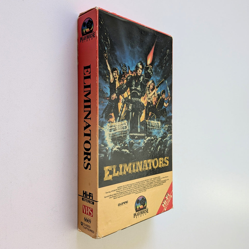 Eliminators (1986) North American VHS — product photograph