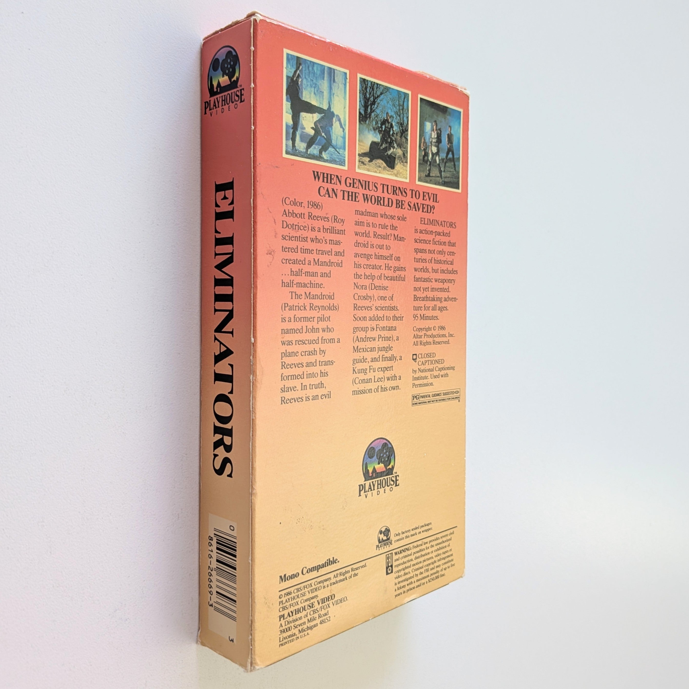 Eliminators (1986) North American VHS