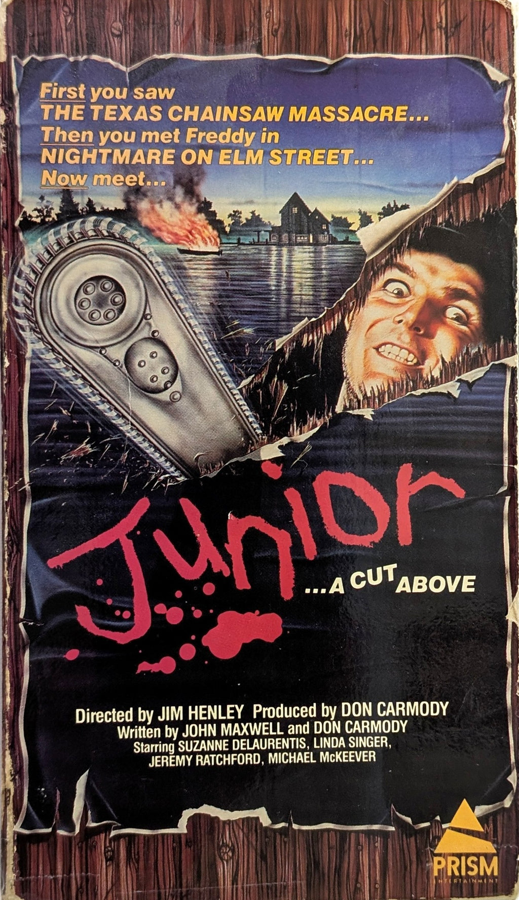 Junior (1985) North American VHS — product photograph