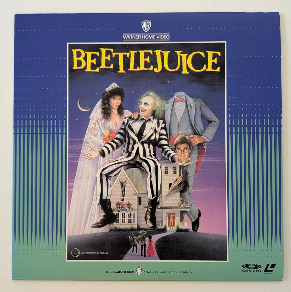 Beetlejuice (1988) Japanese LaserDisc — product photograph