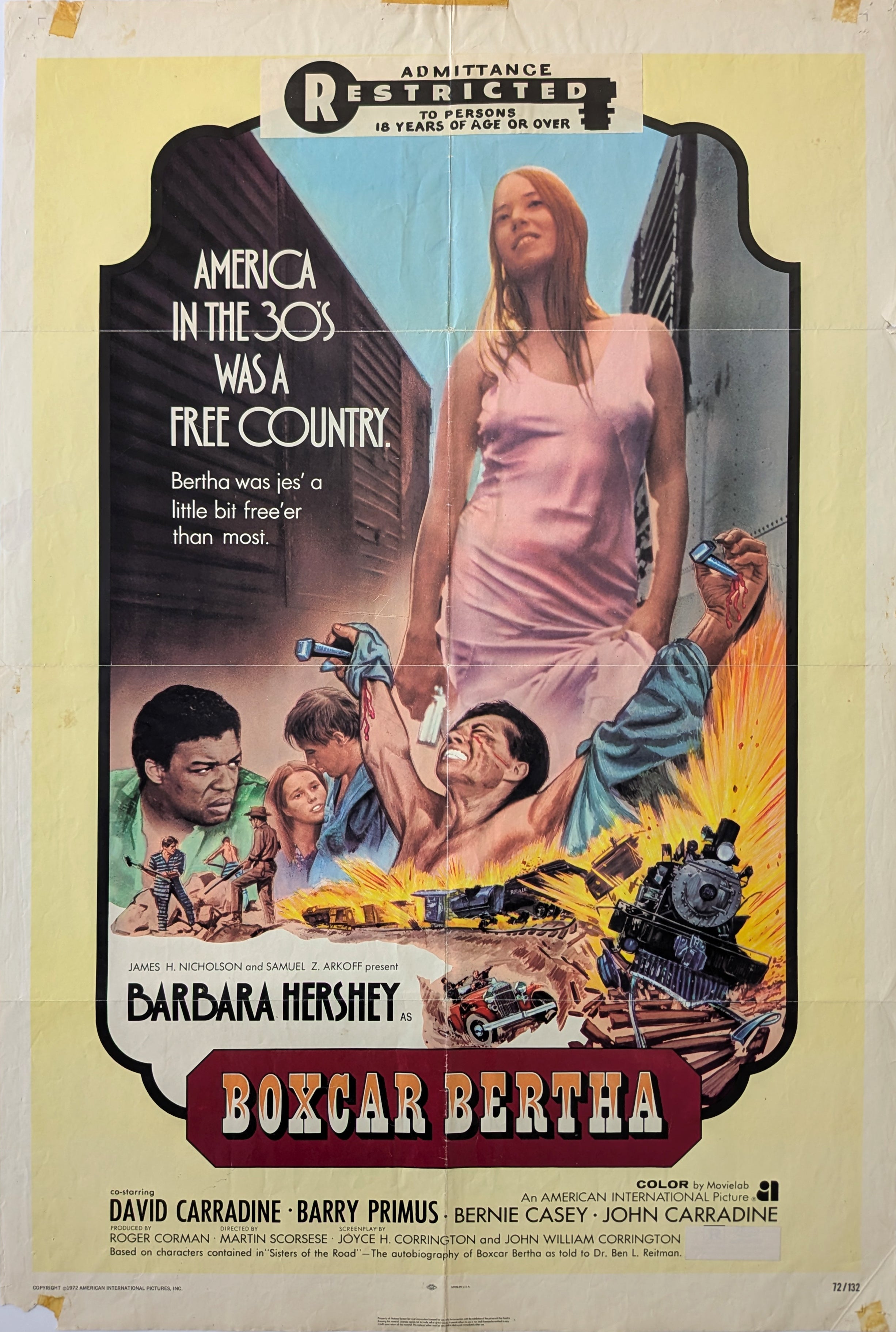 BOXCAR BERTHA (1972) – US one sheet