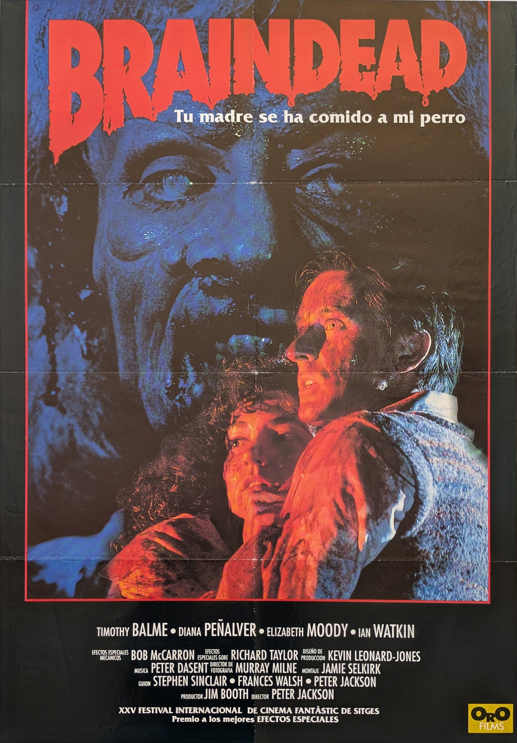BRAINDEAD (1992) – Spanish poster — product photograph