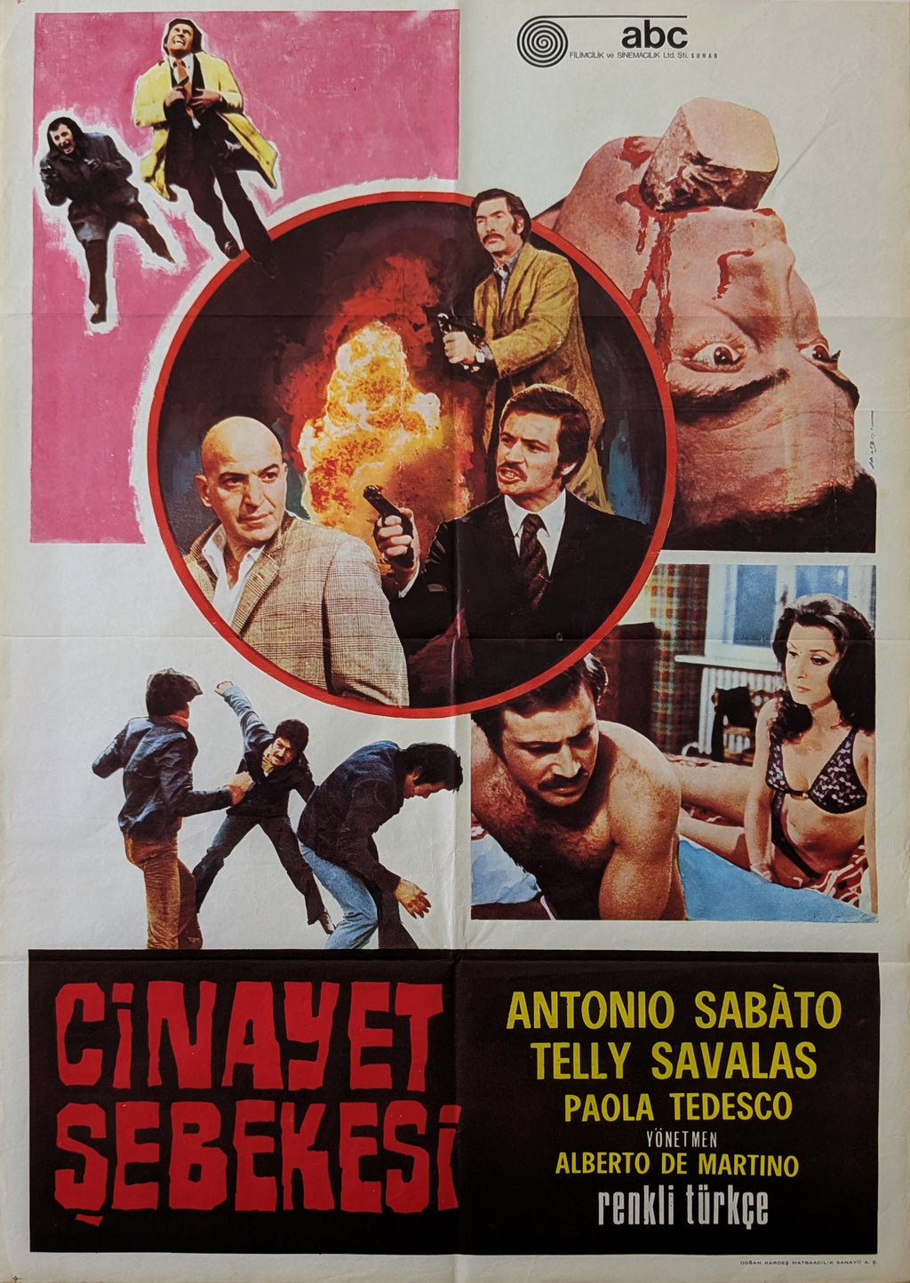 CRIME BOSS (1973) – Turkish poster — product photograph
