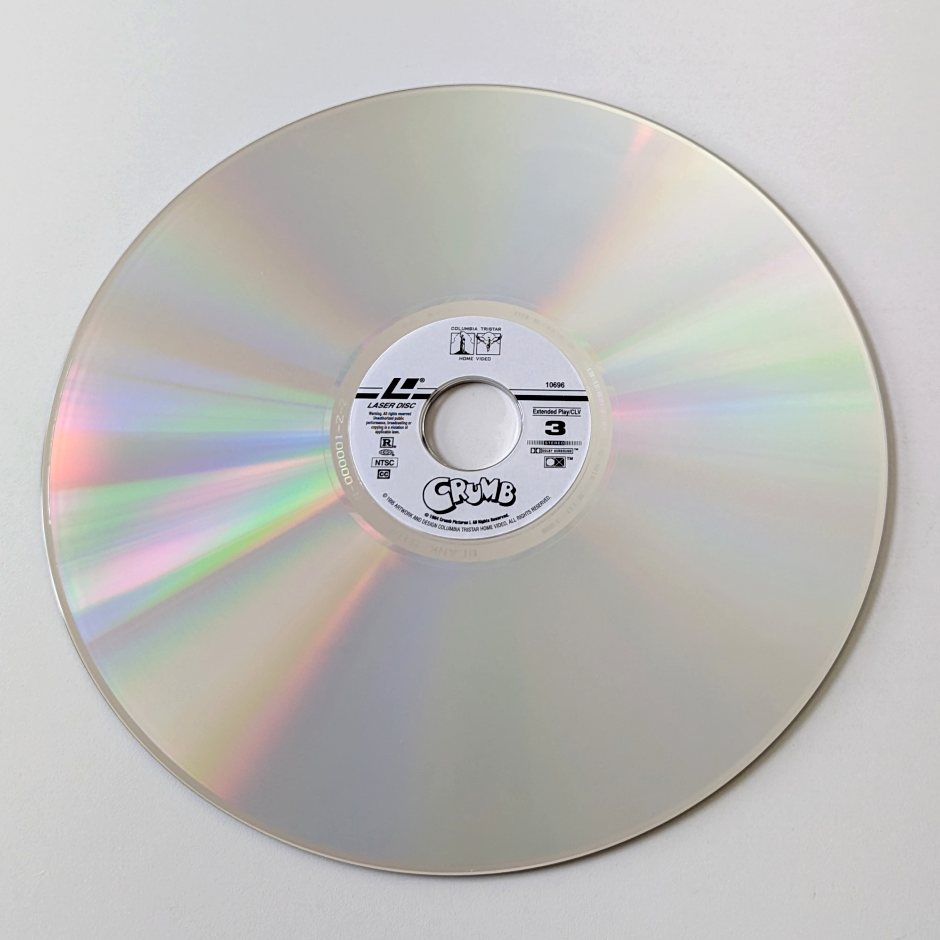 Crumb (1994) North American LaserDisc — product photograph