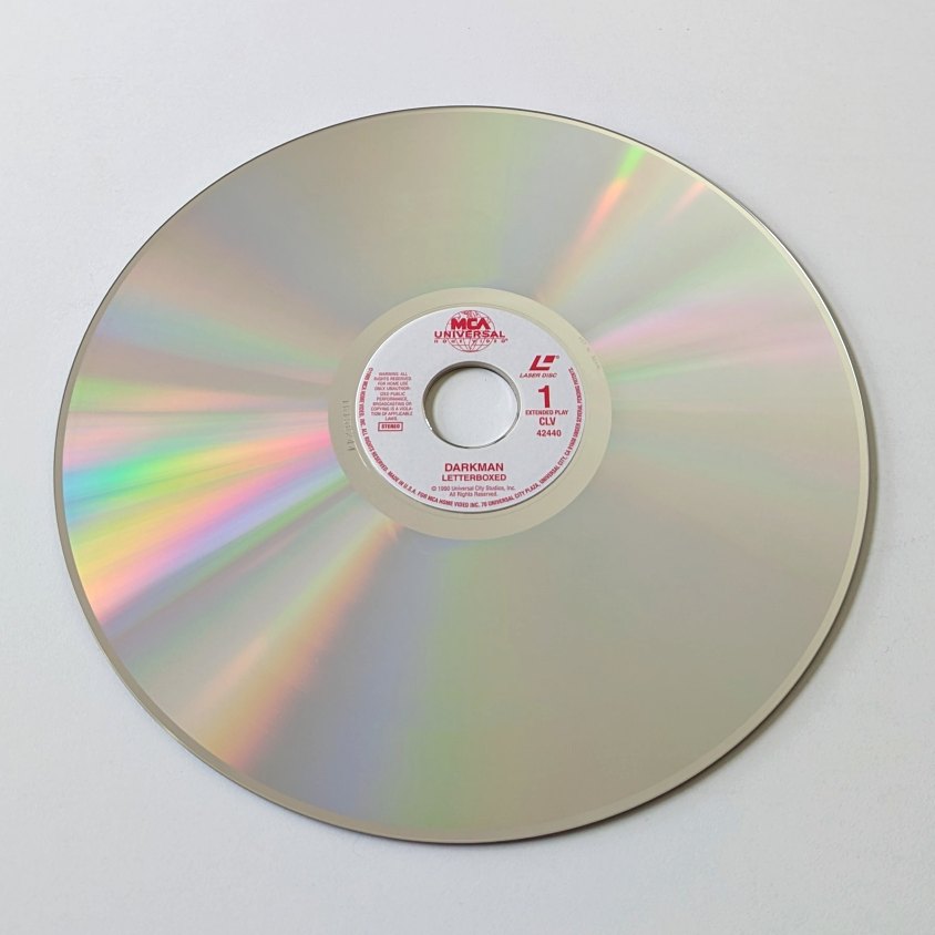 Darkman (1990) North American LaserDisc — product photograph