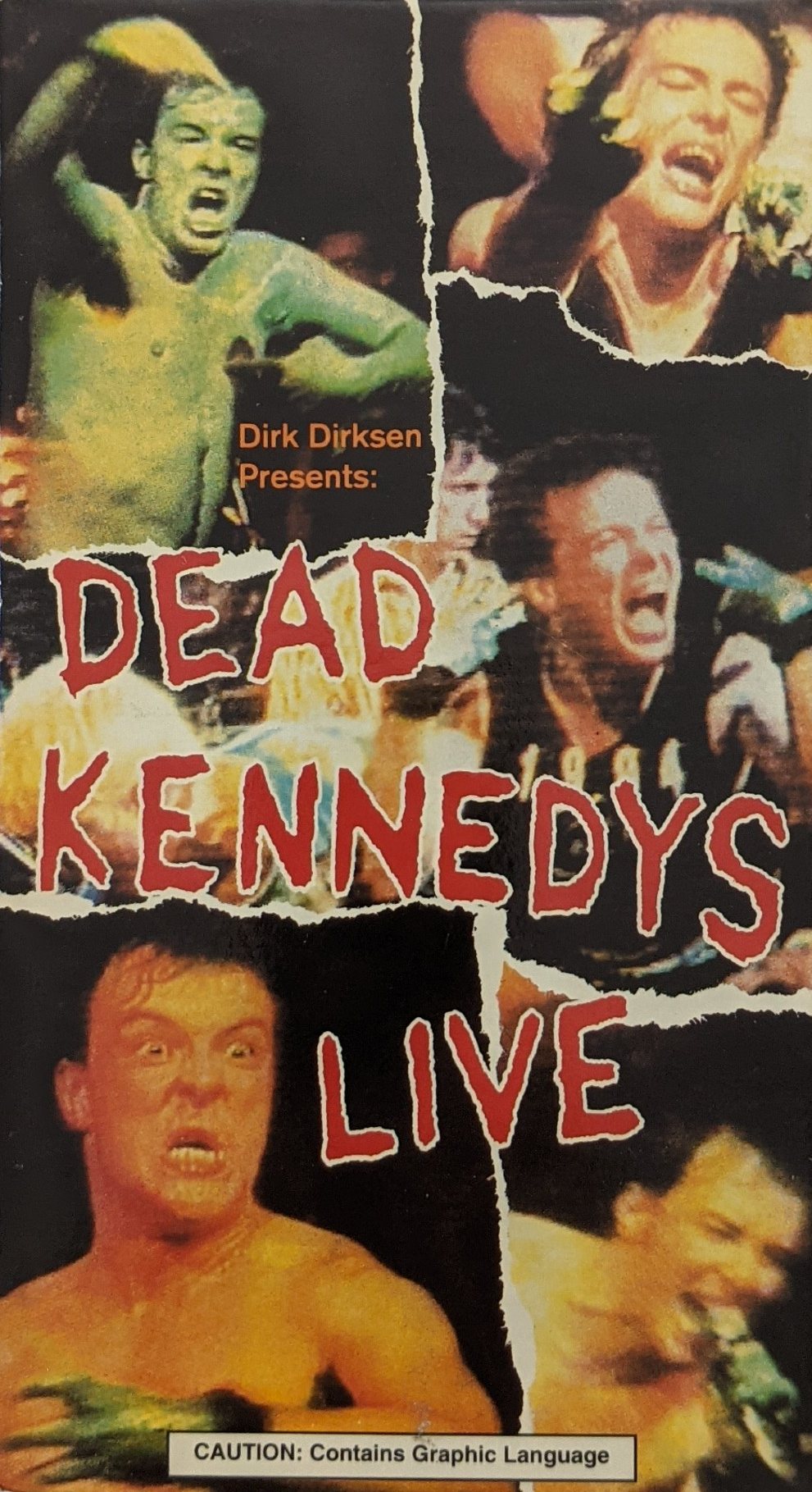 Dead Kennedys Live (1984) Music VHS — product photograph