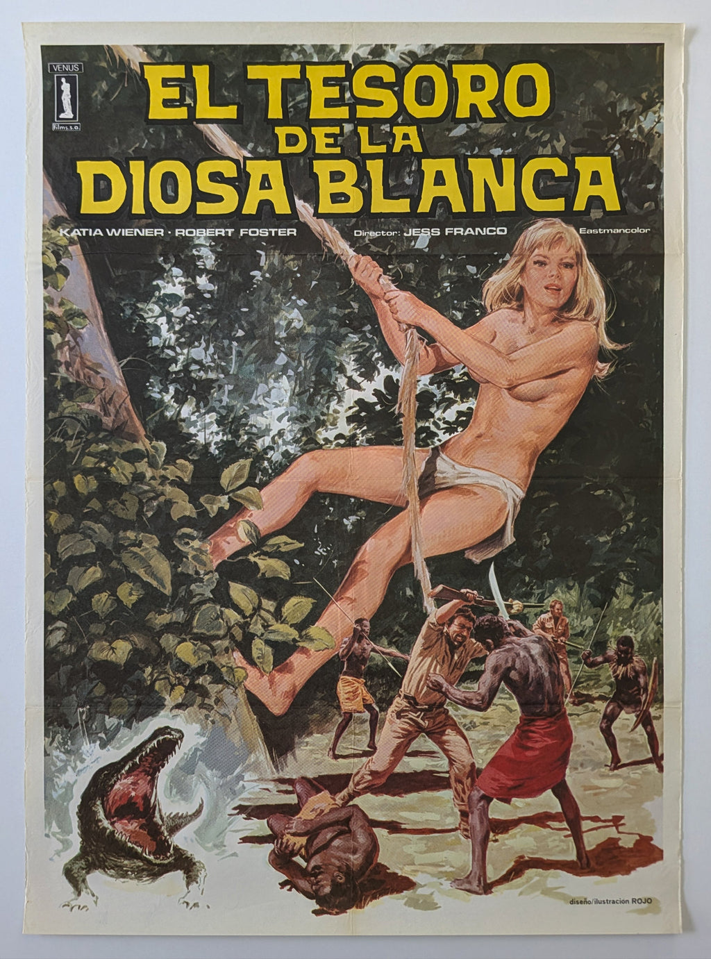 DIAMONDS OF KILIMANDJARO (1983) – Spanish poster — product photograph