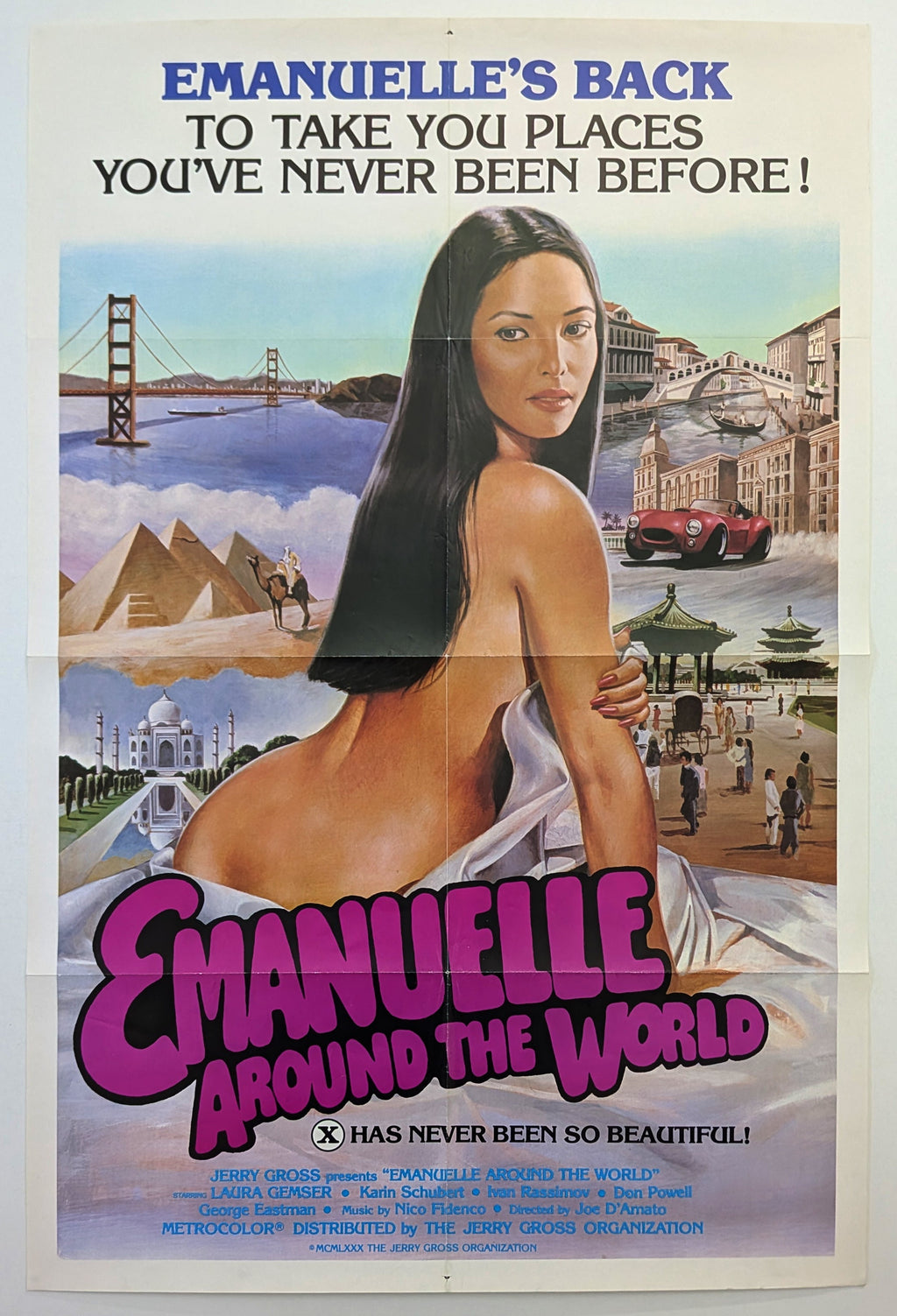 EMANUELLE AROUND THE WORLD (1977) – US one sheet — product photograph