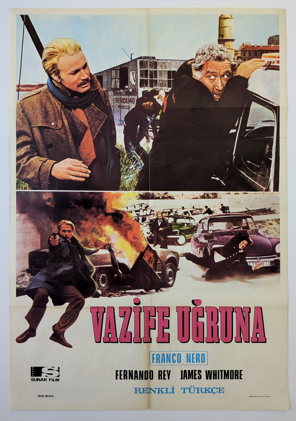 HIGH CRIME (1973) – Turkish poster — product photograph