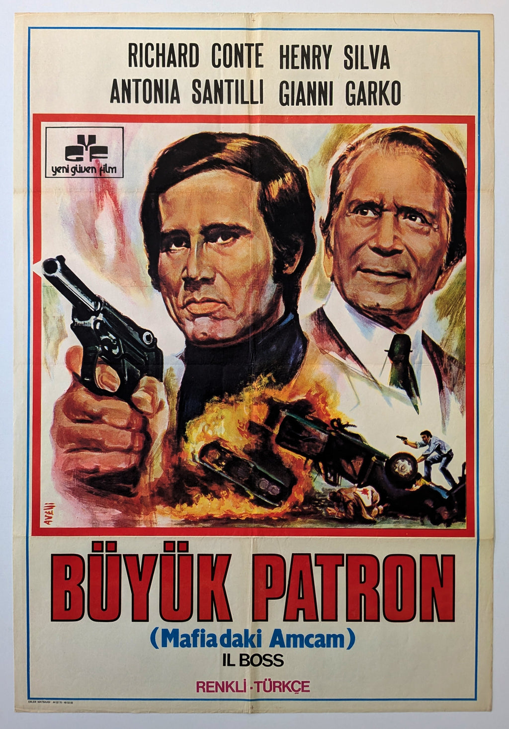 BOSS, THE (1973) – Turkish poster — product photograph