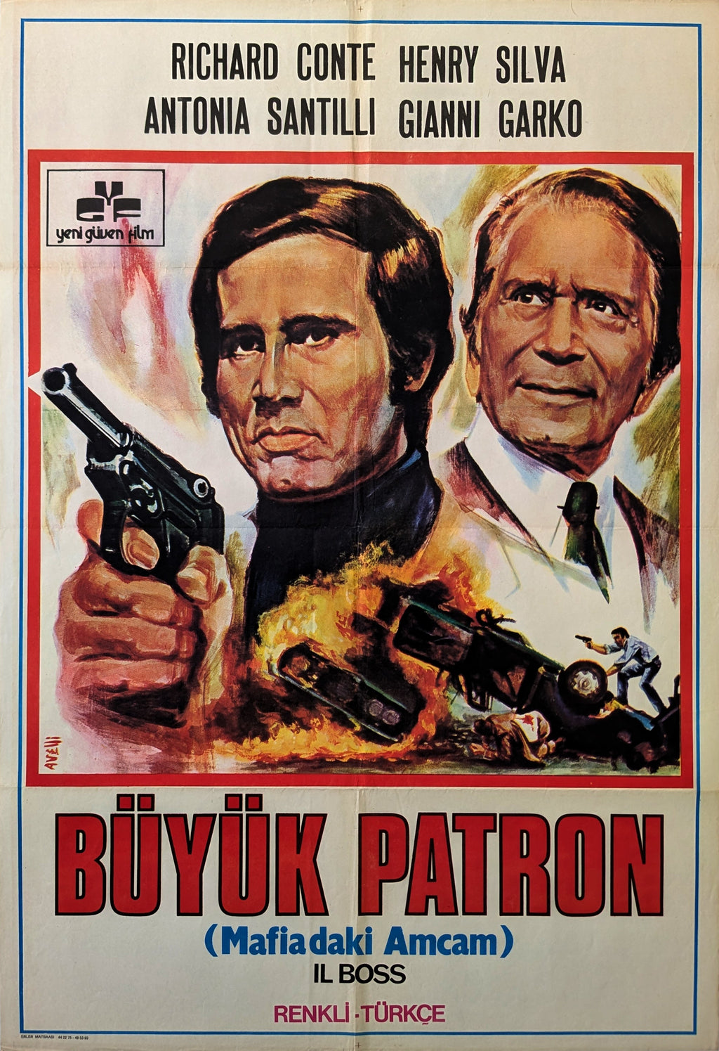 BOSS, THE (1973) – Turkish poster — product photograph
