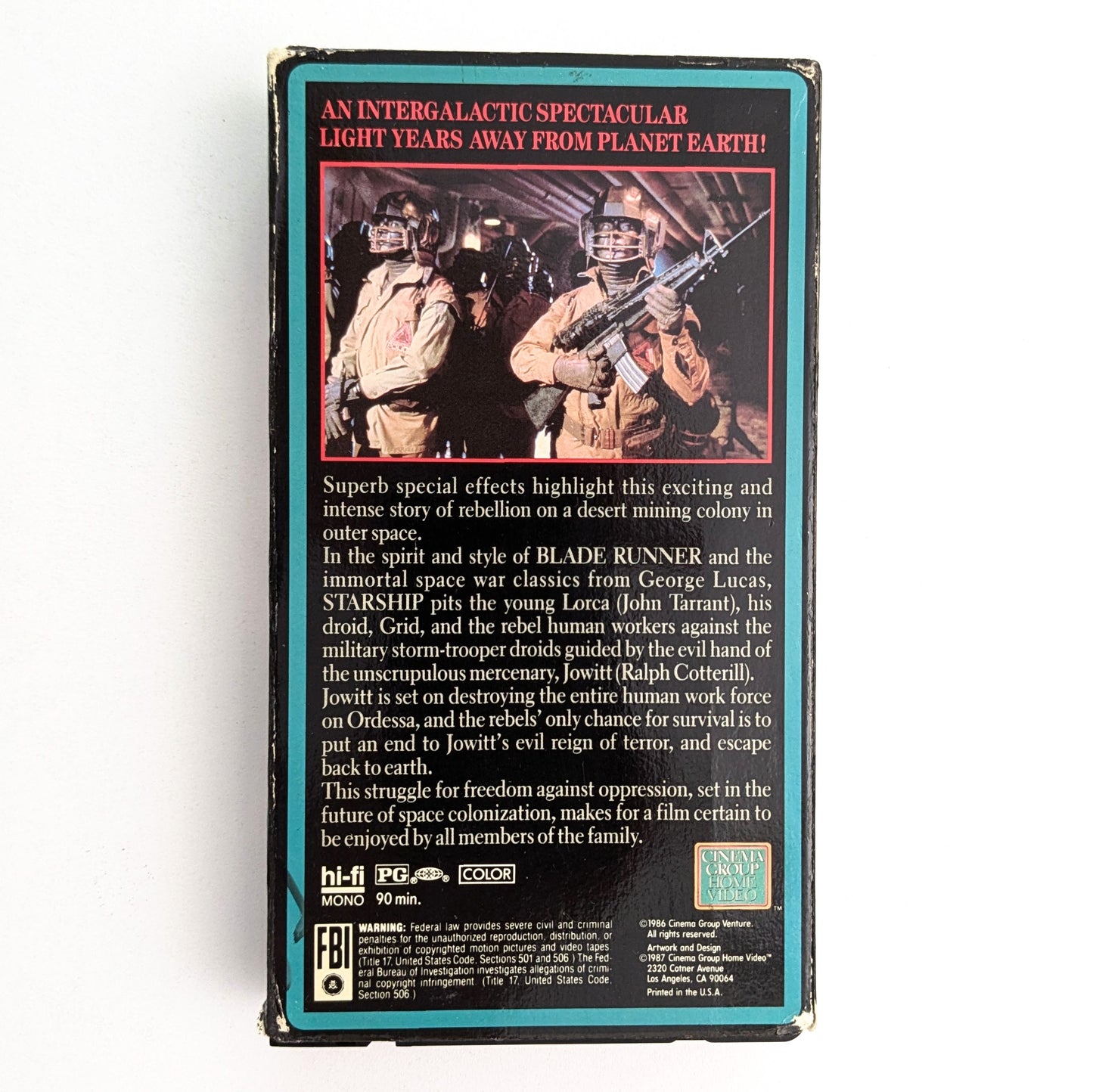 Starship (1984) North American VHS