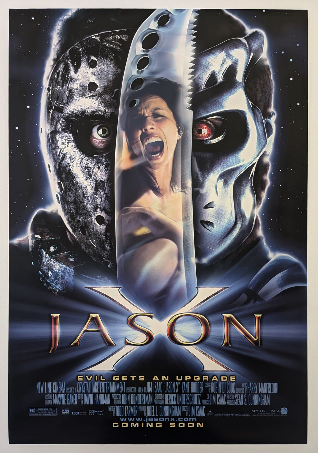 JASON X (2001) – US double sided advance poster — product photograph