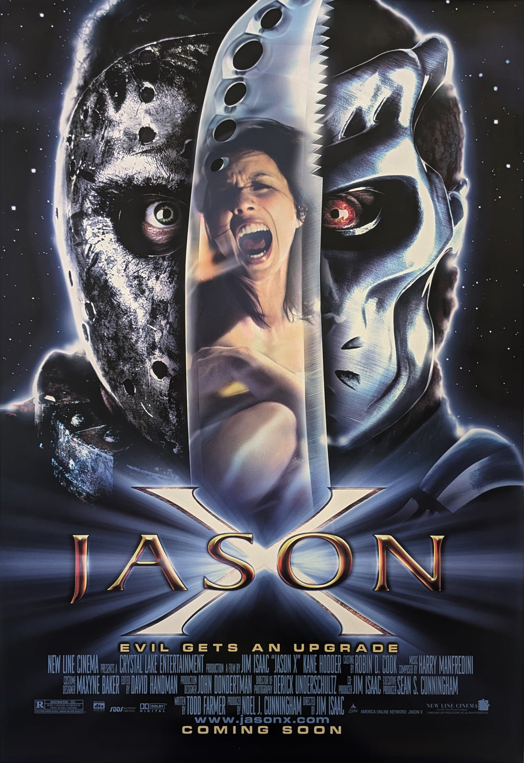 JASON X (2001) – US double sided advance poster — product photograph