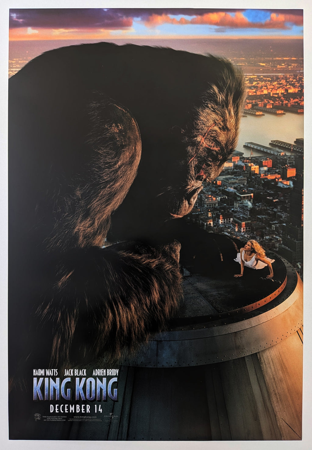 KING KONG (2005) – US double sided poster — product photograph