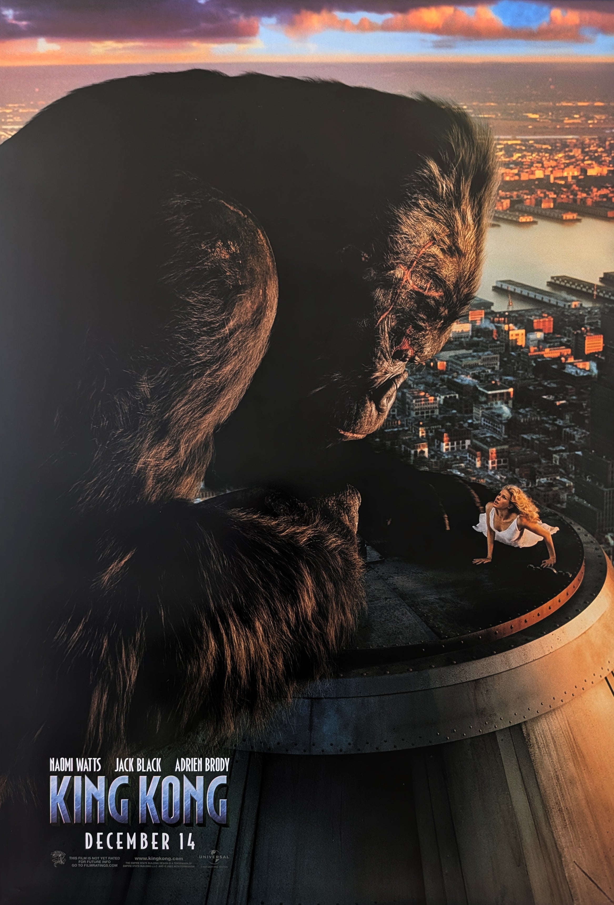 KING KONG (2005) – US double sided poster