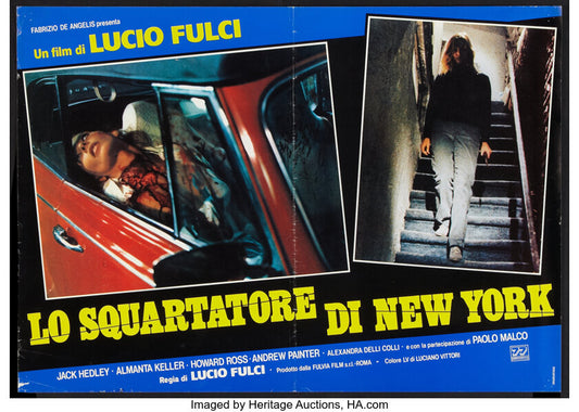 NEW YORK RIPPER, THE - Italian photobusta poster