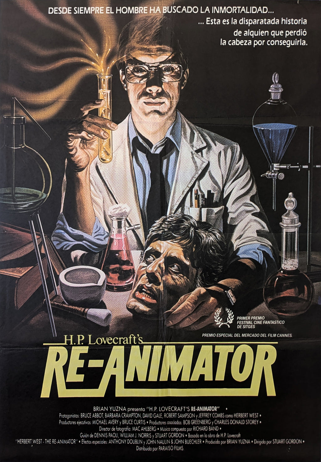 RE-ANIMATOR (1985) – Spanish Poster — product photograph