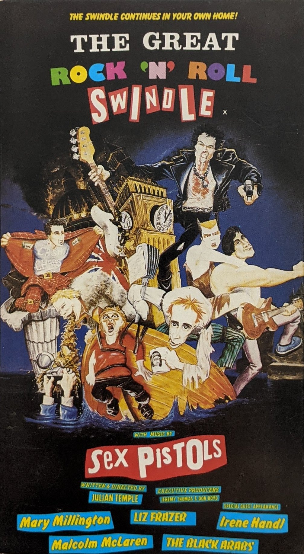 The Sex Pistols: The Great Rock 'N' Roll Swindle (1980) Music VHS — product photograph