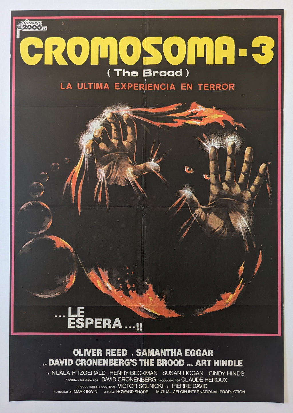 THE BROOD (1979) – Spanish poster — product photograph