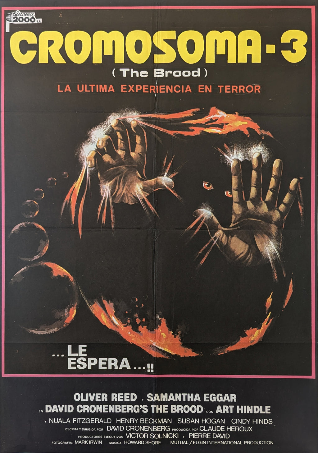 THE BROOD (1979) – Spanish poster — product photograph