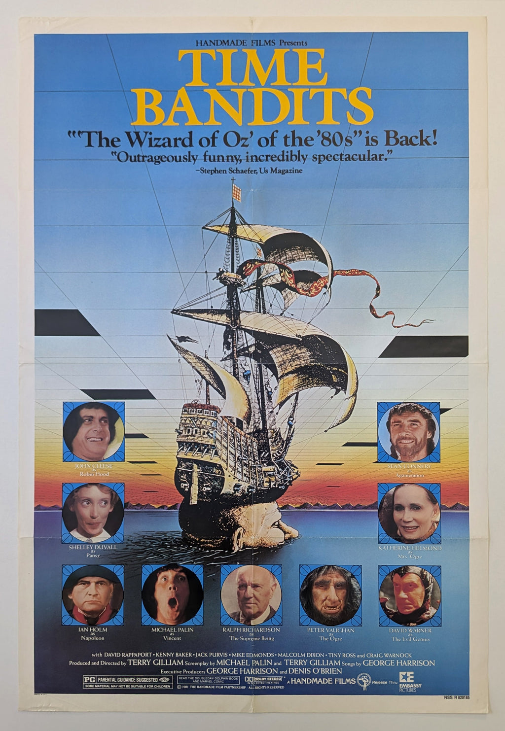 TIME BANDITS (1981) – US one sheet — product photograph