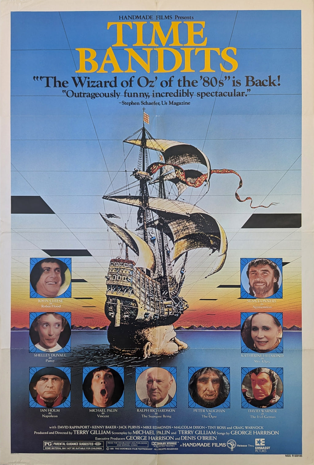 TIME BANDITS (1981) – US one sheet — product photograph