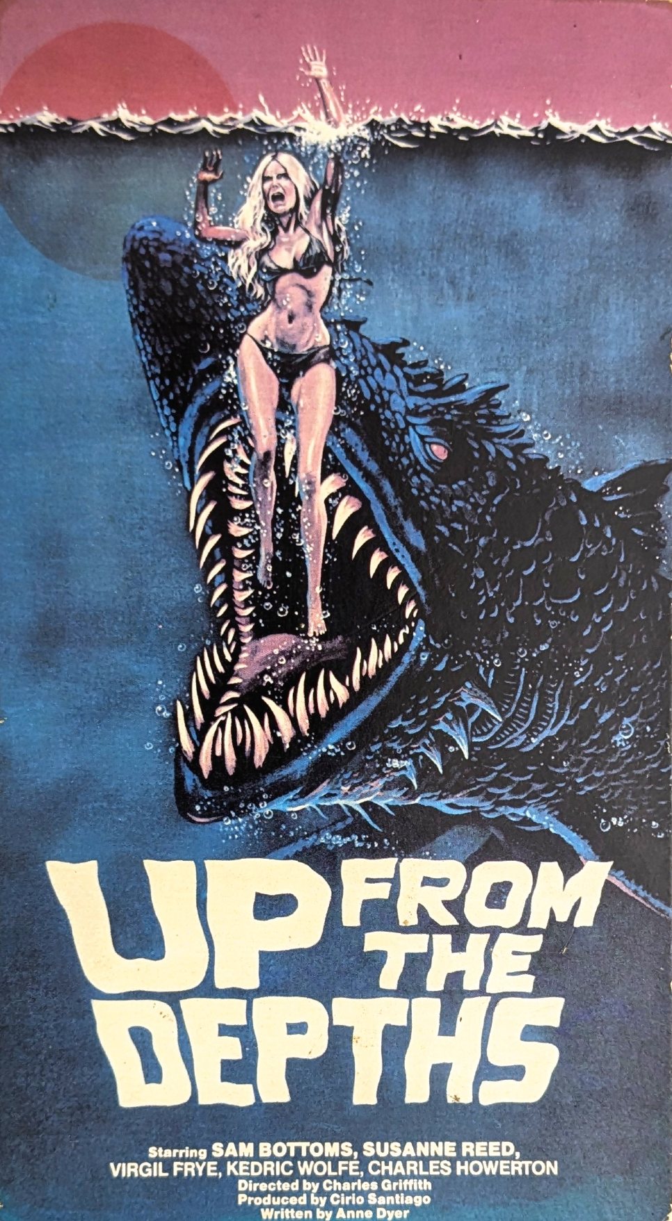 Up From the Depths (1979) North American VHS — product photograph