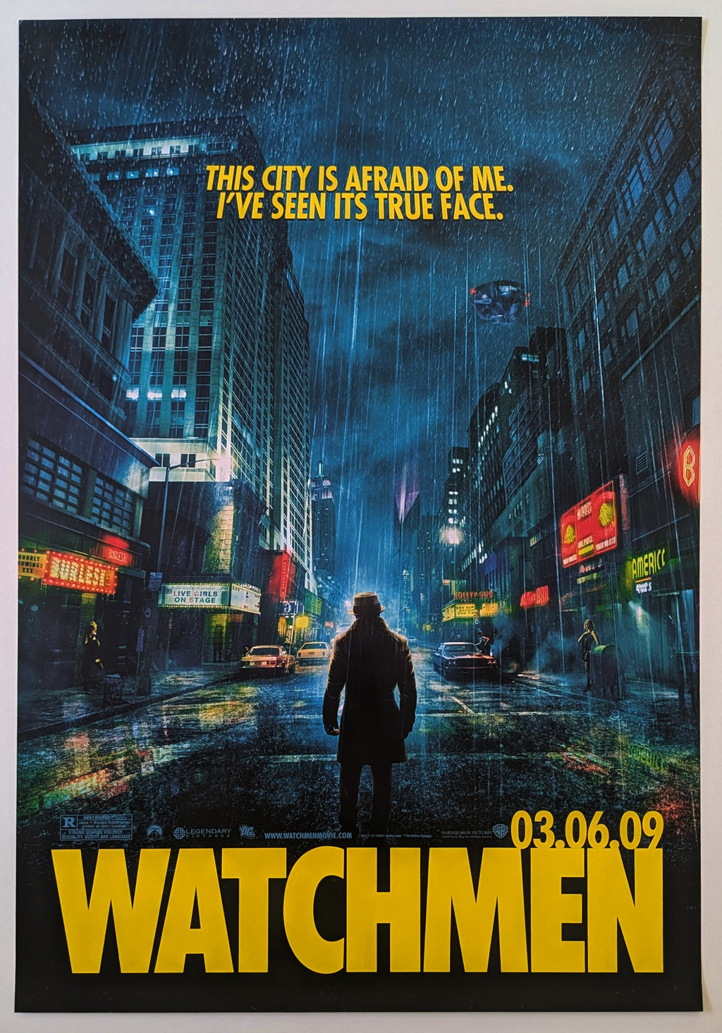 WATCHMEN (2009) – US double sided poster — product photograph