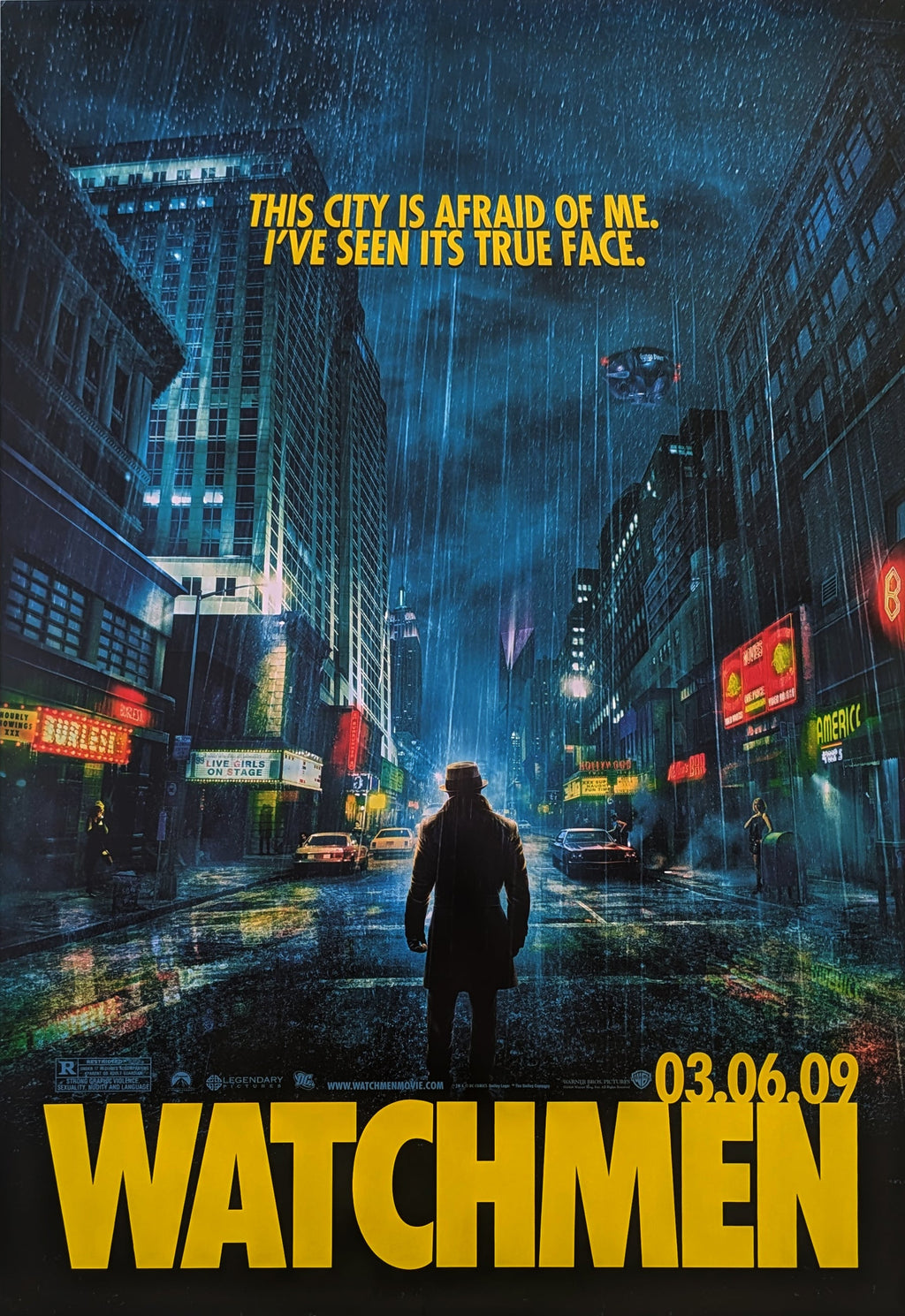 WATCHMEN (2009) – US double sided poster — product photograph