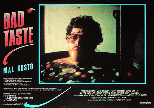 BAD TASTE - Spanish lobby card v4