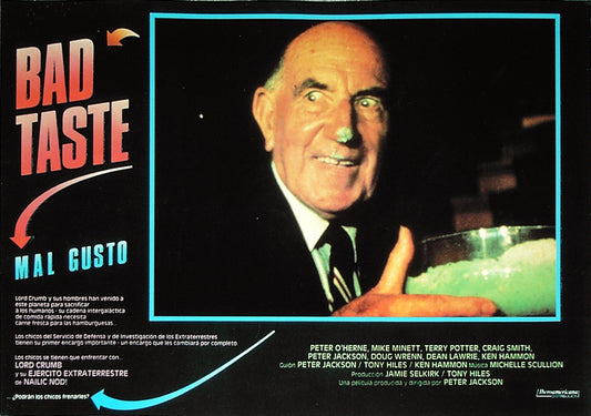 BAD TASTE - Spanish lobby card v7