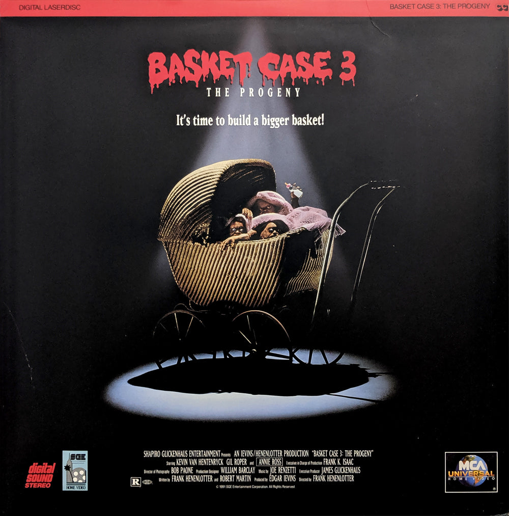 Basket Case 3 (1991) North American Laserdisc