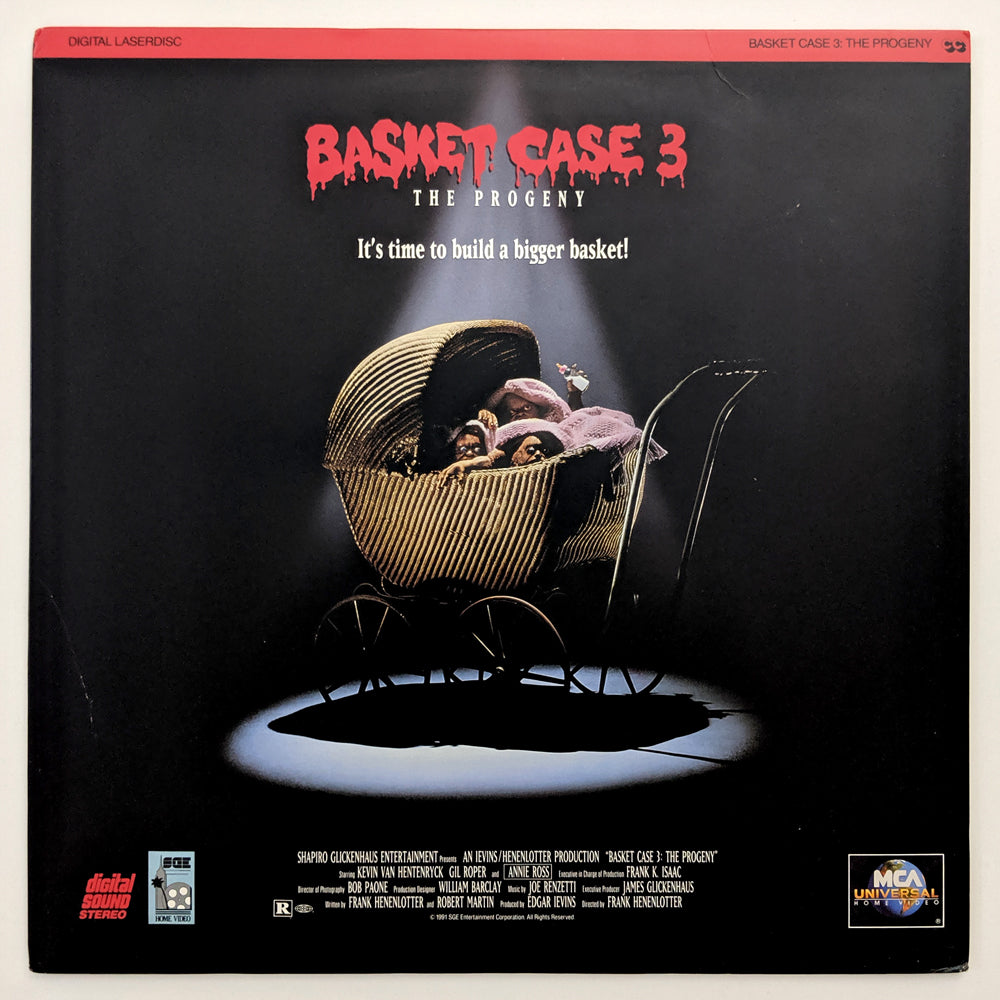 Basket Case 3 (1991) North American Laserdisc