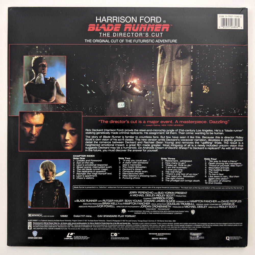 Blade Runner - The Director's Cut (1982) North American Laserdisc