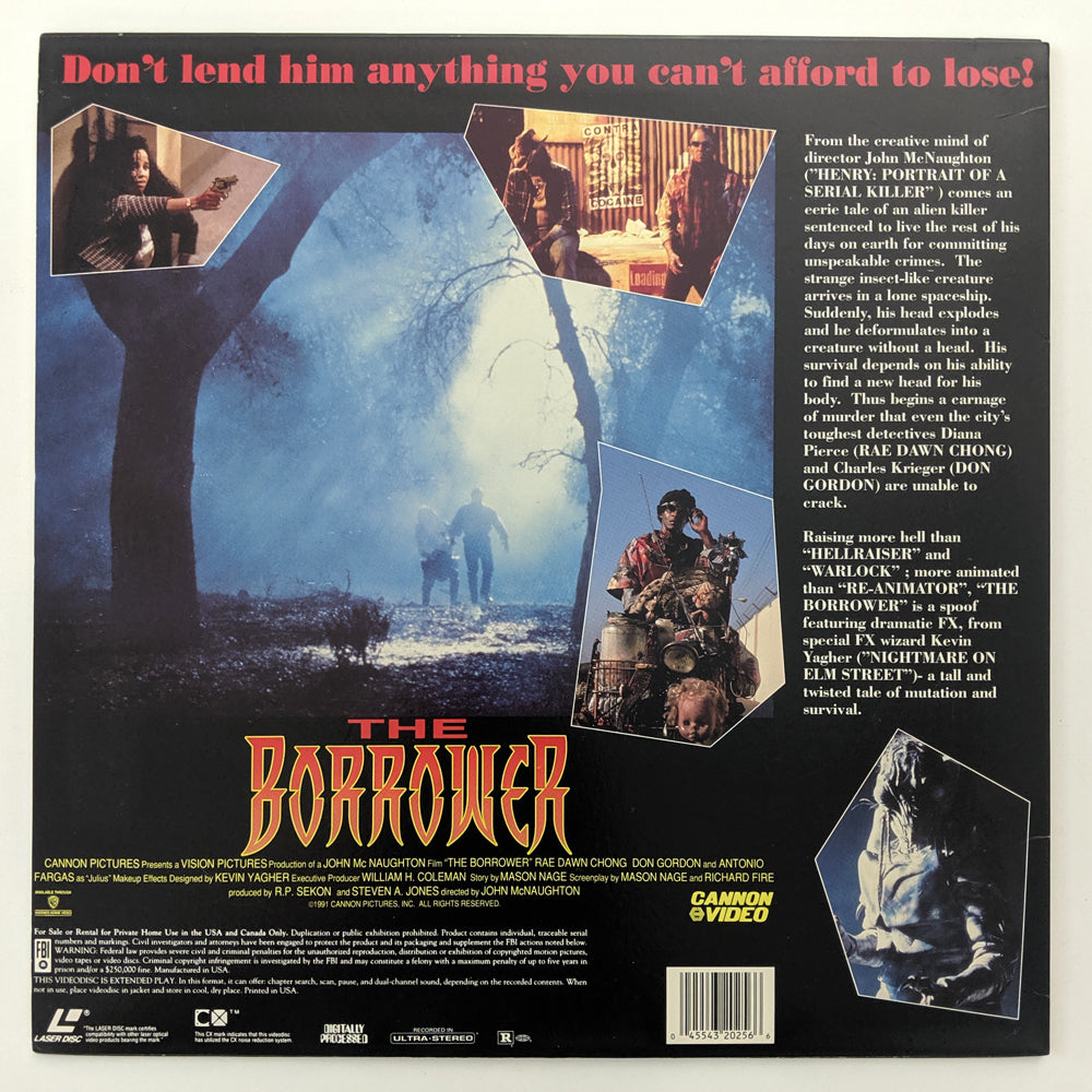 Borrower, The (1993) North American Laserdisc